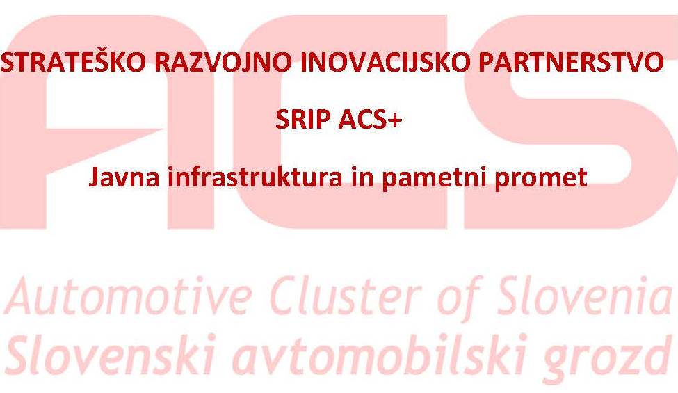 SRIP ACS+ Delavnici Javna infrastruktura in pametni promet